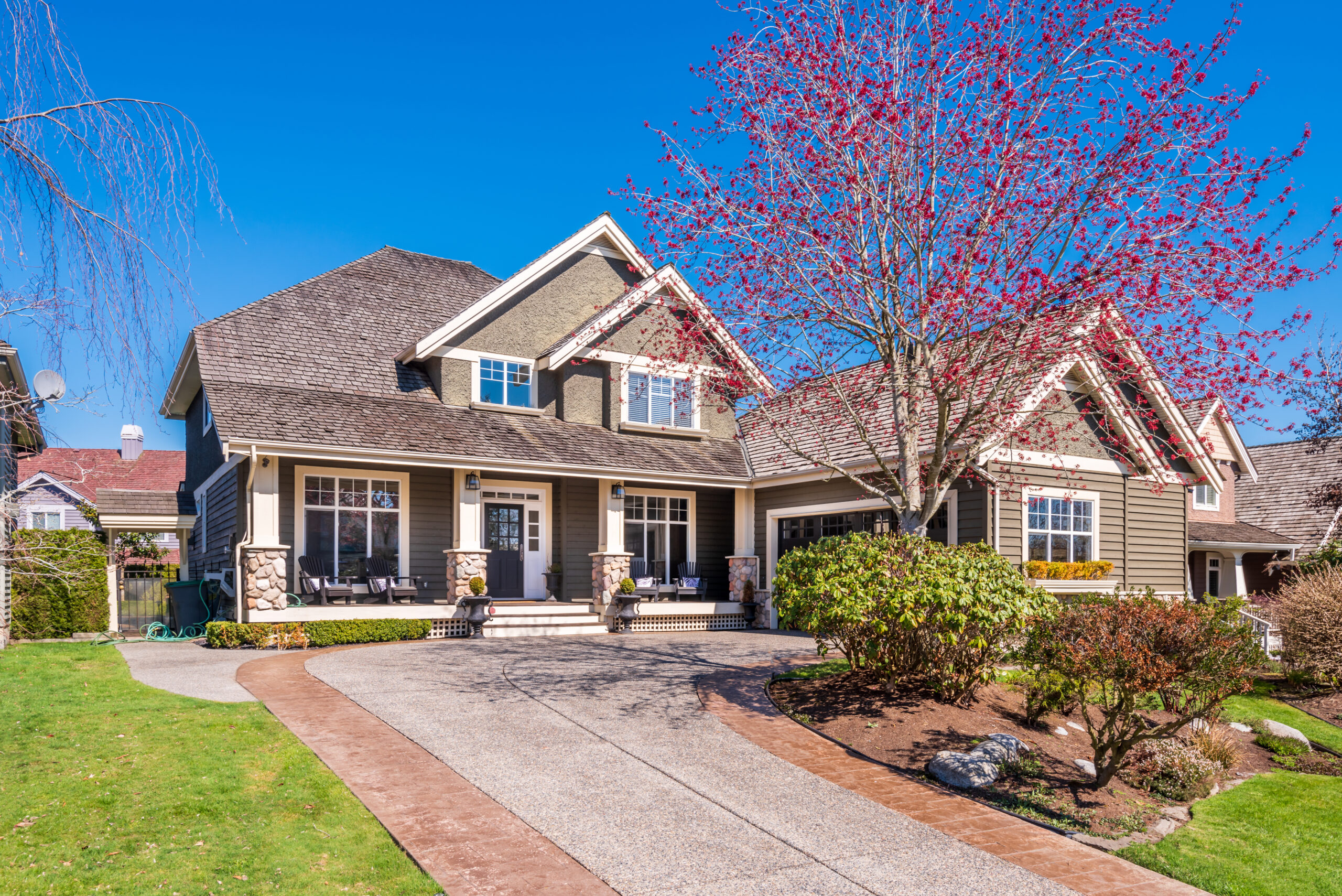 houses in suburb at summer in the north america l 2025 10 28 21 40 01 utc